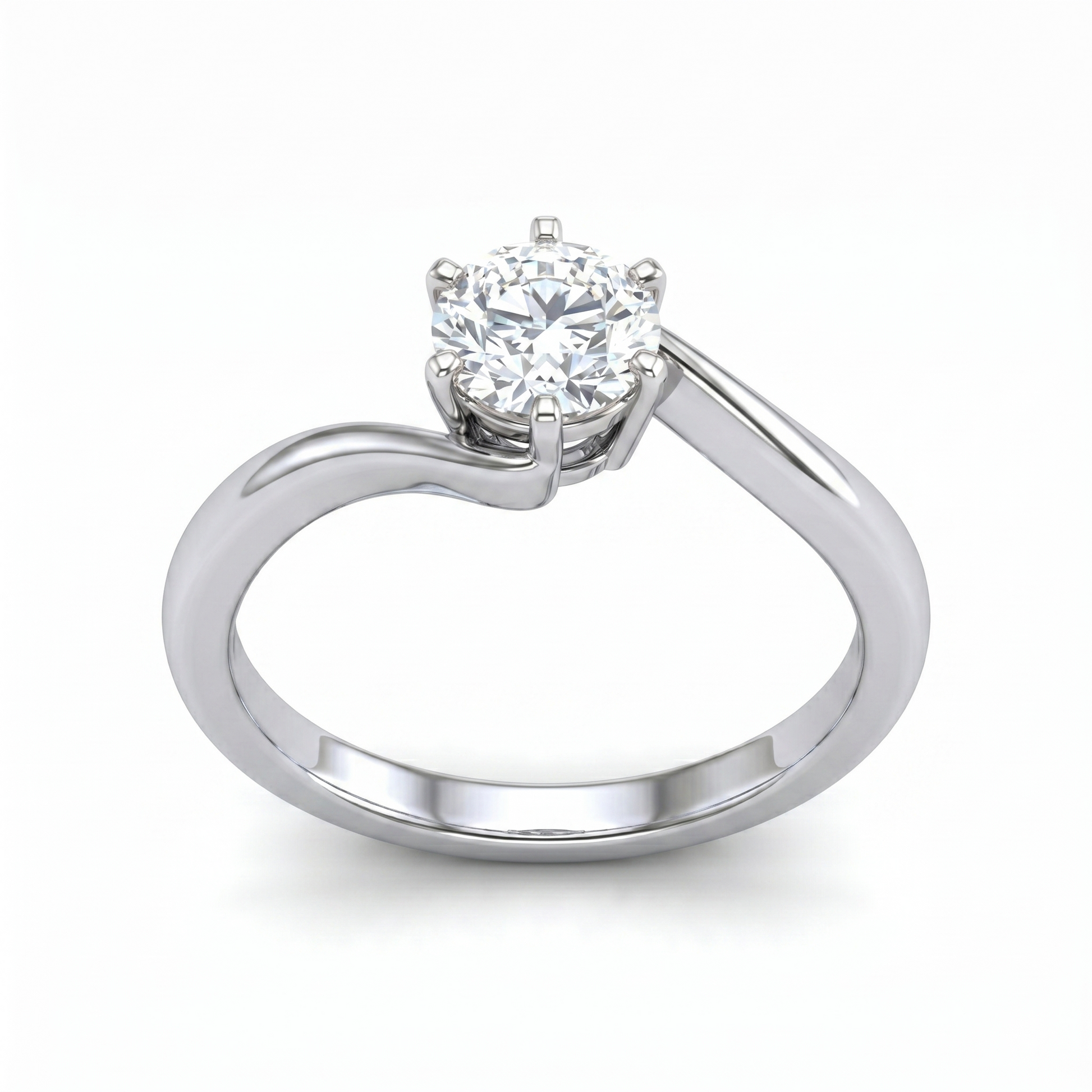 Tiri 2.00 TW diamond ring featuring a sparkling diamond-studded band with a sleek, elegant design.