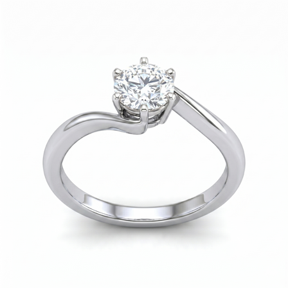 Tiri 2.00 TW diamond ring featuring a sparkling diamond-studded band with a sleek, elegant design.