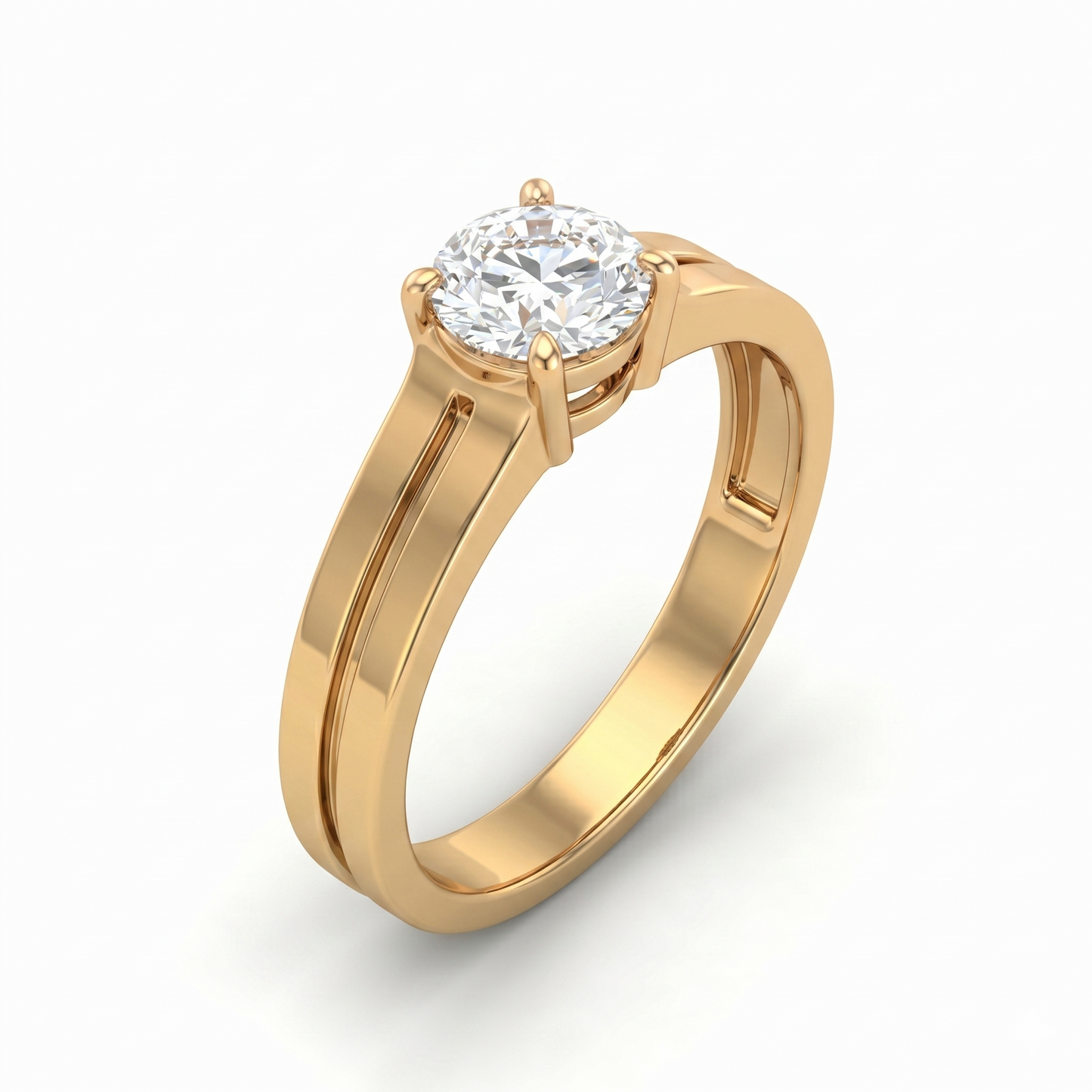 Royal Solitaire Men Diamond Ring