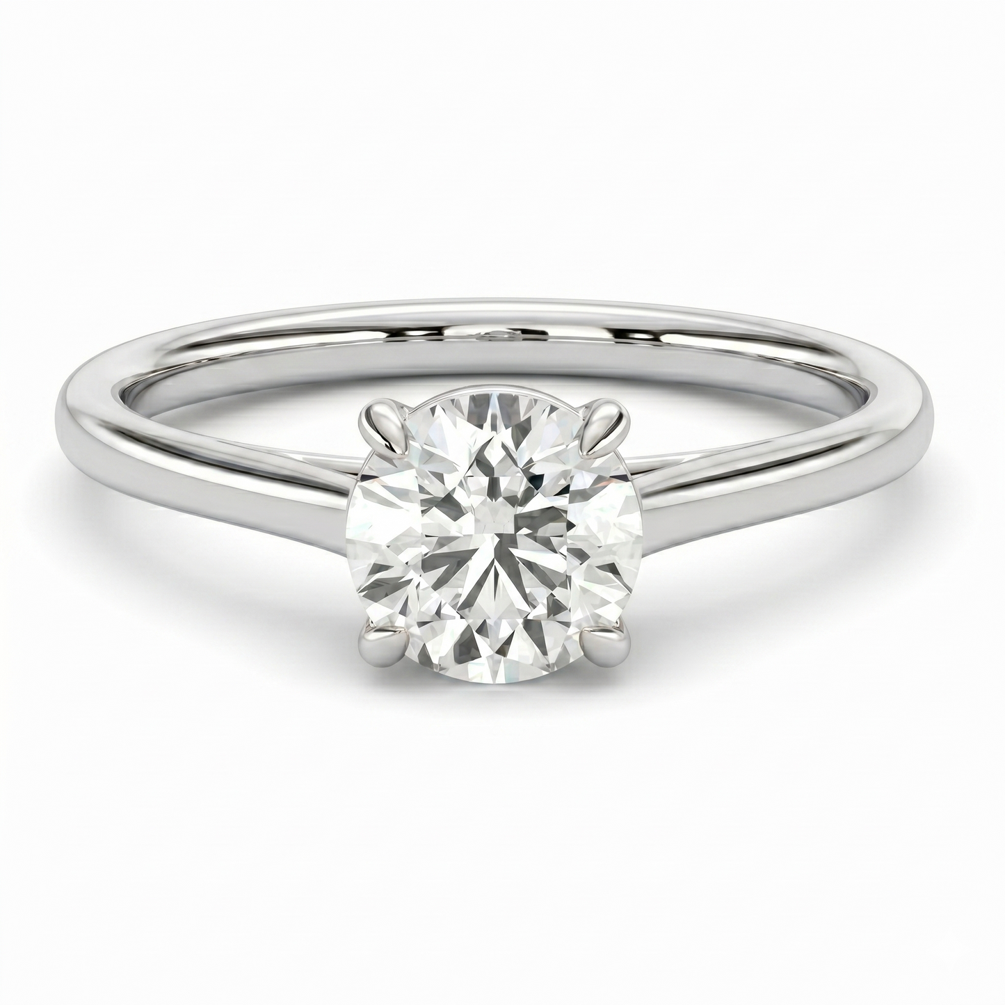 Round Cut Diamond Ring