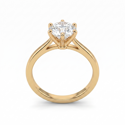 Round Solitaire Diamond Ring