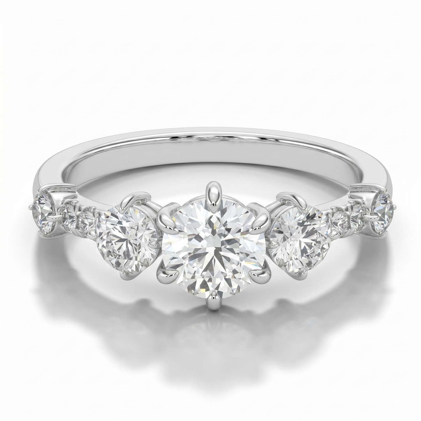 Prism Arc Diamond Ring