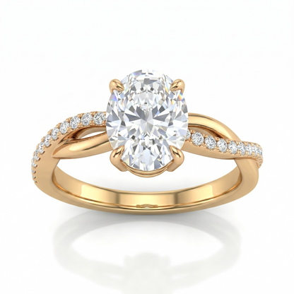 Elegant 1.45 TW diamond ring by Tiri featuring a sparkling design with a prominent diamond centerpiece.