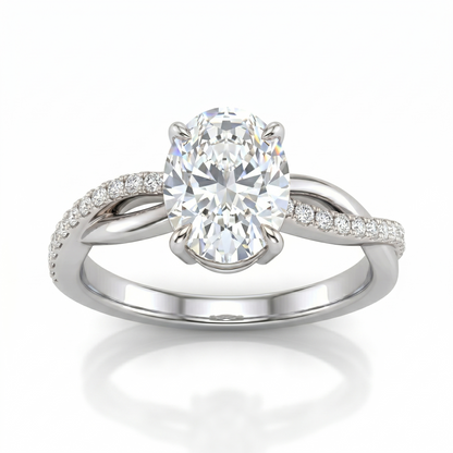 Tiri 1.45 TW diamond ring featuring a sparkling gemstone set in a sleek band, showcasing elegant jewelry design.
