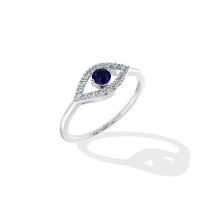 Tiri 0.25 TW diamond ring featuring a sleek band with sparkling diamonds set in a modern design.