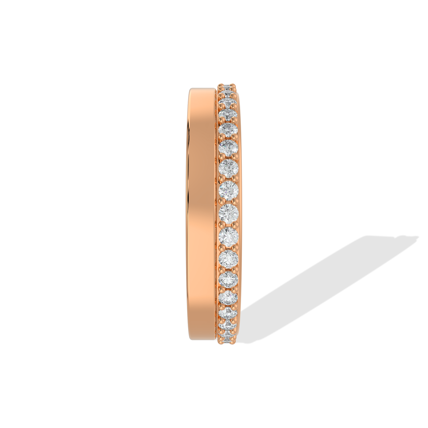 Tiri 0.65 TW diamond ring featuring a sleek band with sparkling diamonds set in a luxurious design.