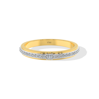 Close-up of Tiri diamond jewelry featuring 0.40 total weight of sparkling diamonds with intricate detailing.