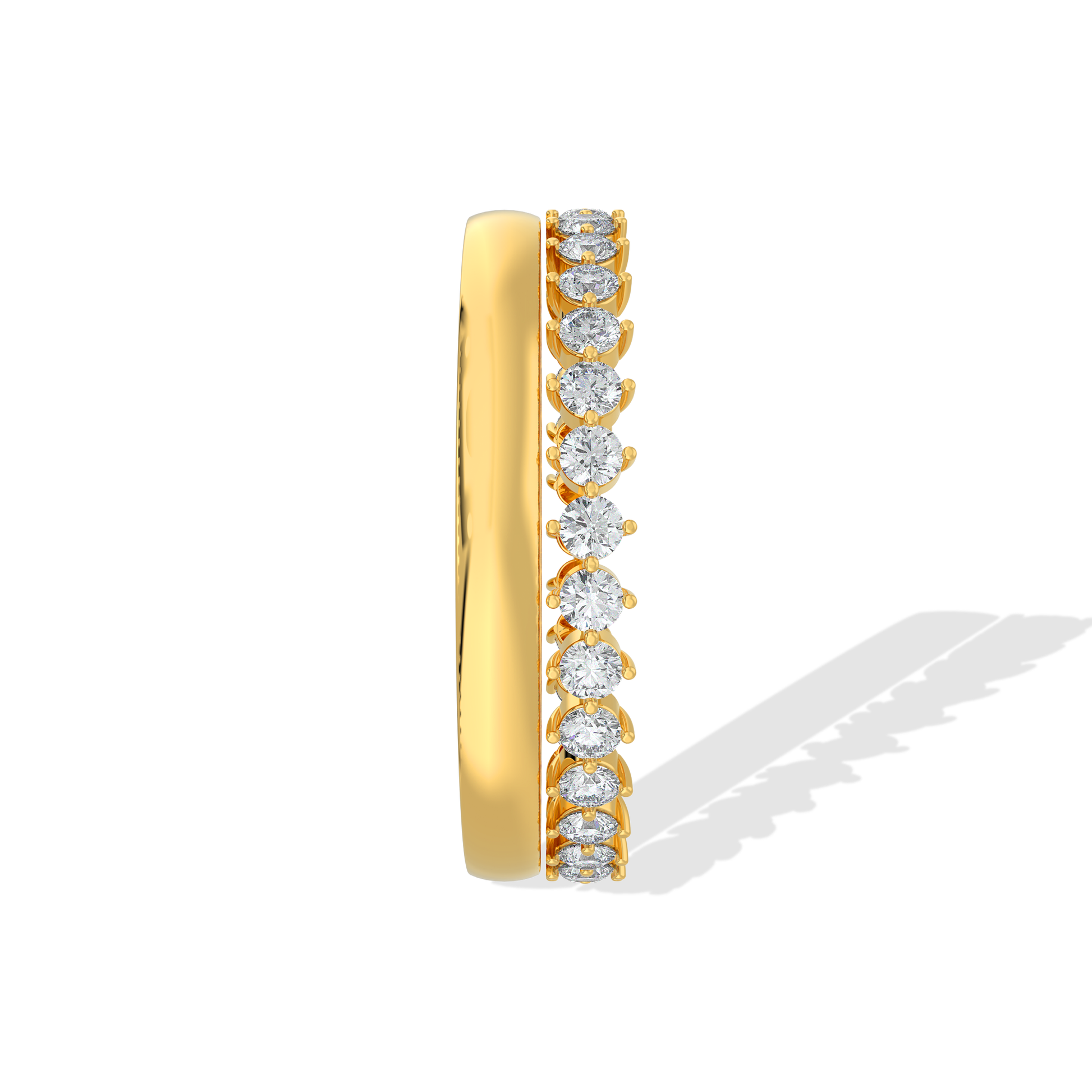 Tiri 1.20 TW diamond ring featuring a sparkling band with a central diamond, elegant jewelry for special occasions