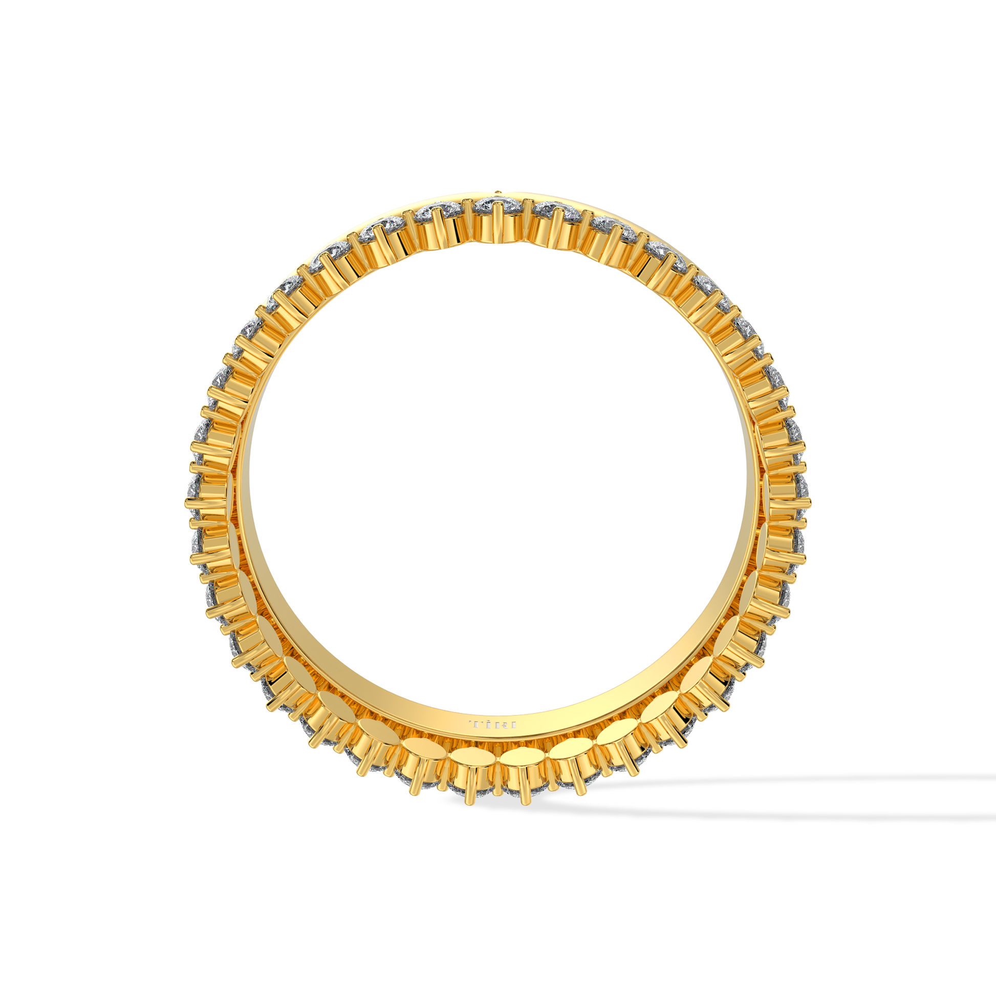 Tiri 1.20 TW diamond ring featuring a sleek band with sparkling diamonds and a modern design.