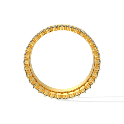 Tiri 1.20 TW diamond ring featuring a sleek band with sparkling diamonds and a modern design.