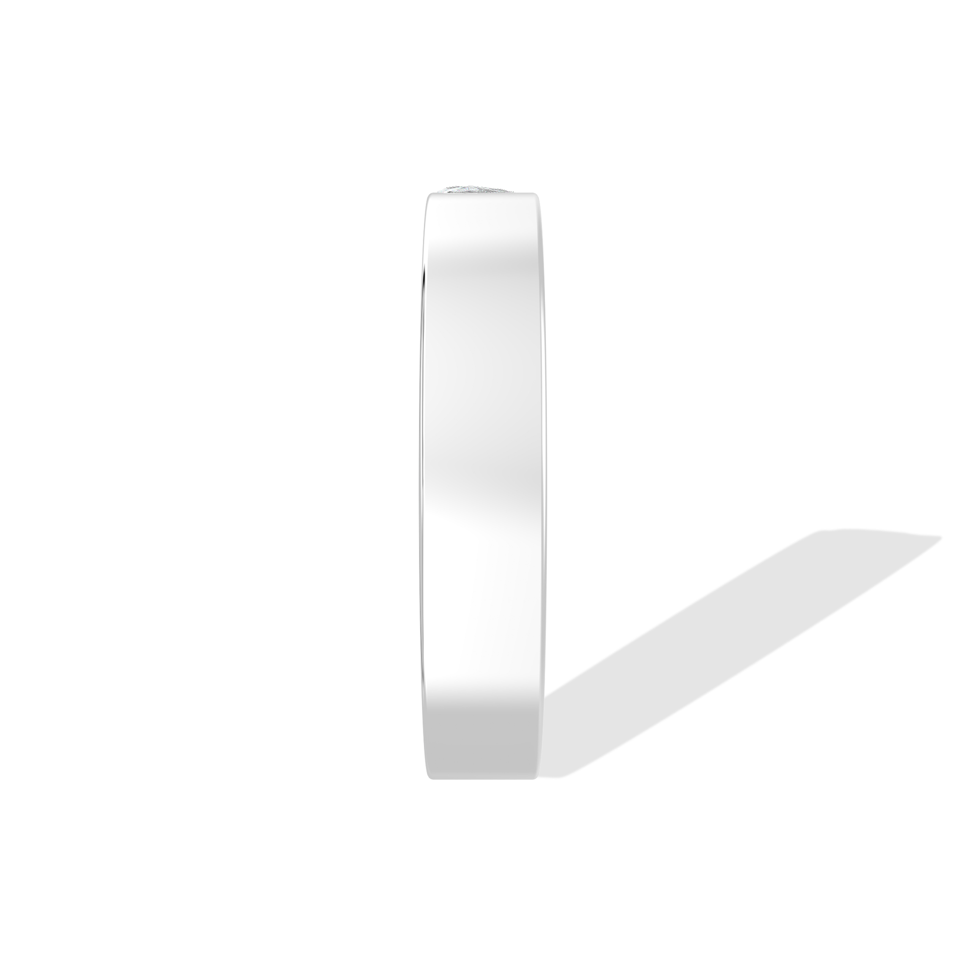 Tiri 0.50 TW diamond ring featuring a sleek band with a sparkling central diamond for elegant jewelry style