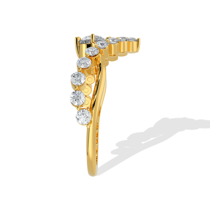 Tiri 1.50 TW diamond ring featuring a sparkling central diamond and elegant band with intricate design details.