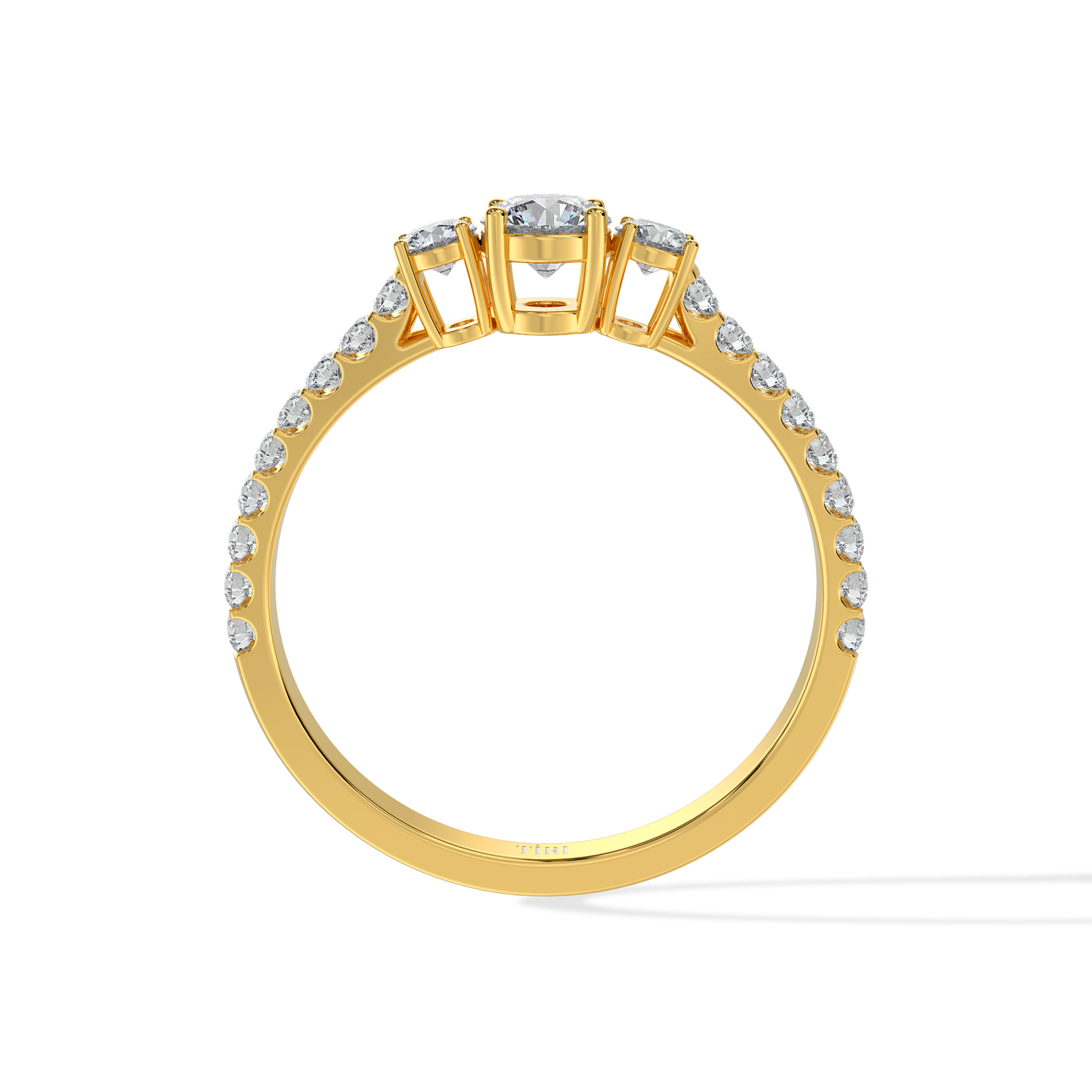 Tiri 1.20 TW diamond ring featuring a sparkling design with a platinum band and intricate setting.