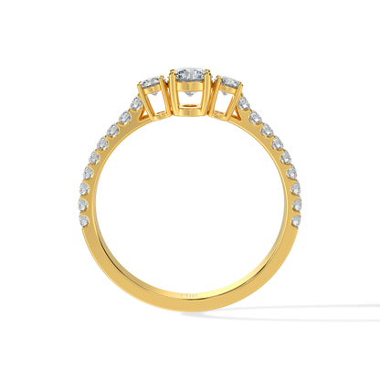 Tiri 1.20 TW diamond ring featuring a sparkling design with a platinum band and intricate setting.