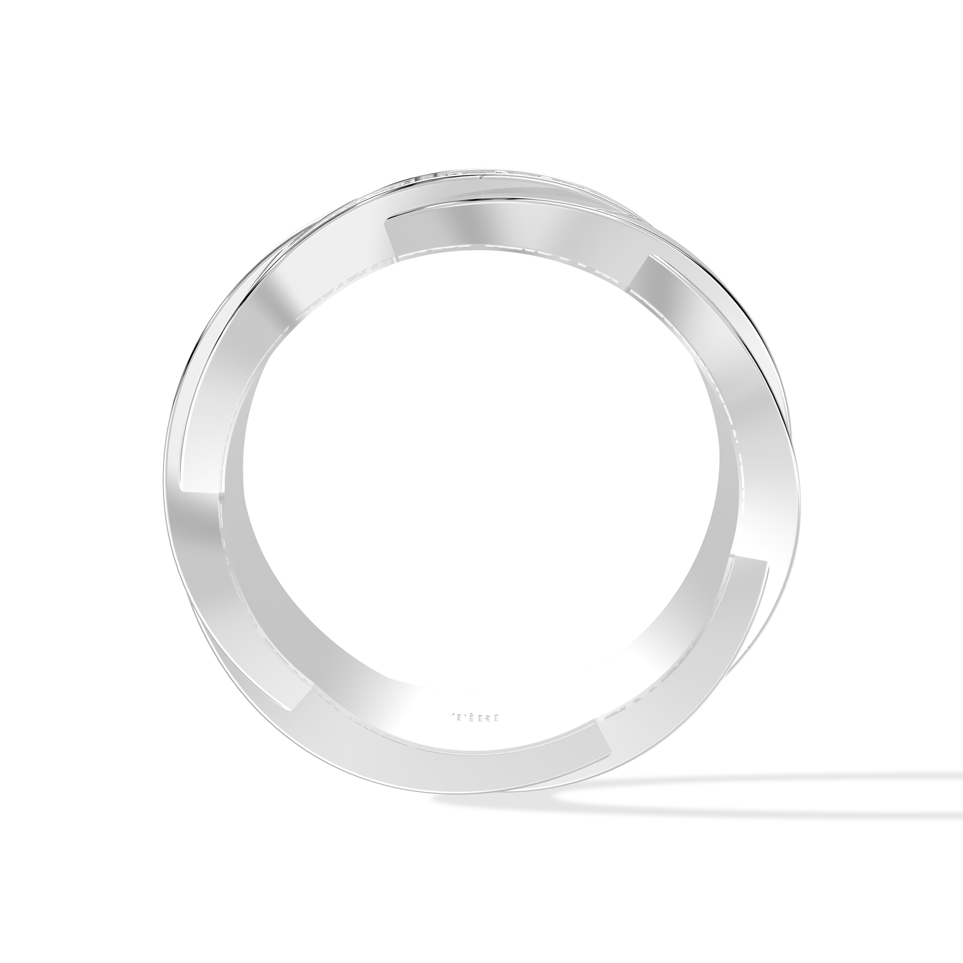Diamond ring with 1.00 carat TW from Tiri, featuring a sleek band and sparkling central diamond.