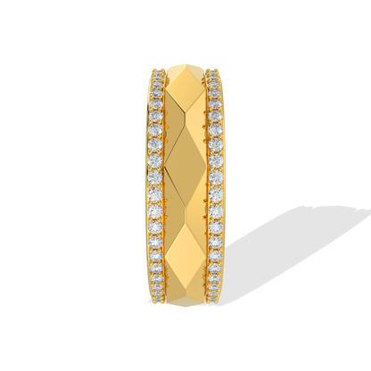 Elegant 1.00 TW diamond ring by Tiri featuring a sparkling solitaire diamond set in a sleek band.