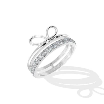 Tiri 0.36 TW diamond ring featuring a sparkling diamond set in a sleek band, elegant jewelry for special occasions.