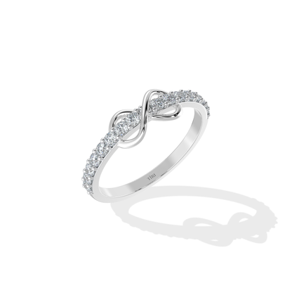 Tiri 0.27 TW diamond ring featuring a sparkling diamond set in a sleek band, elegant jewelry for special occasions.