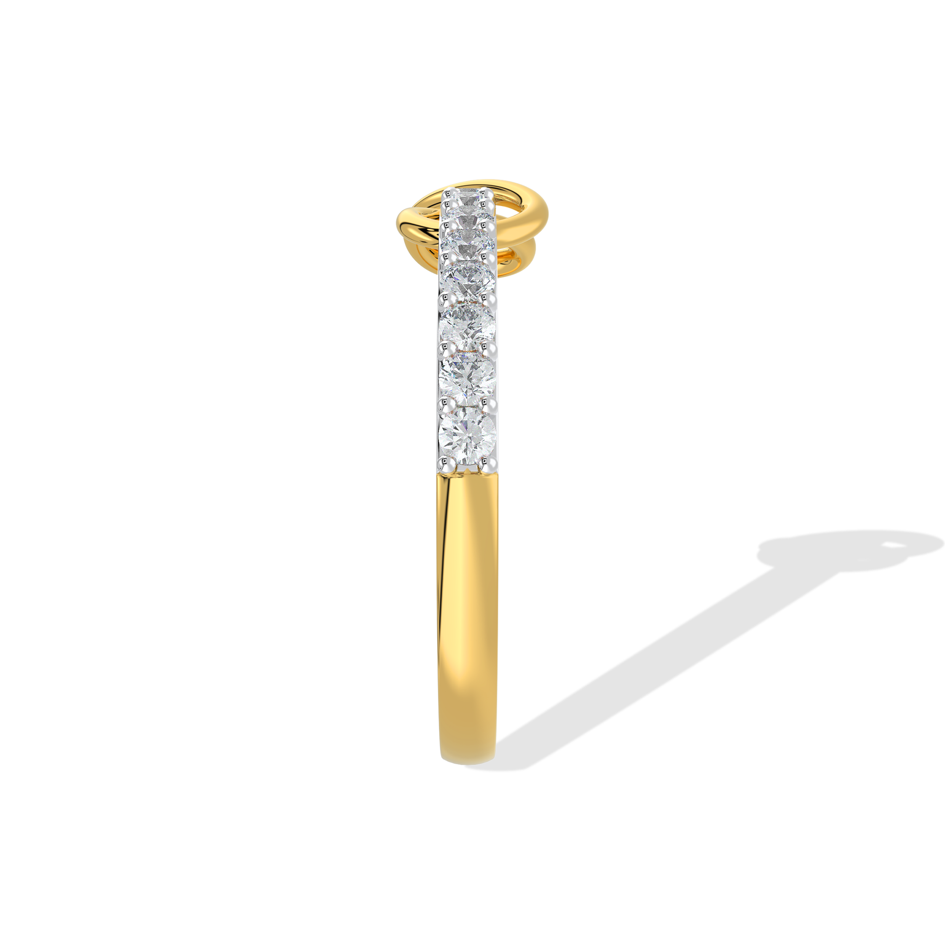 Tiri 0.27 TW diamond ring featuring a sleek band with sparkling diamonds set in a elegant jewelry design