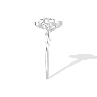 Tiri 0.27 TW diamond ring featuring a sleek band with sparkling diamonds and elegant craftsmanship.
