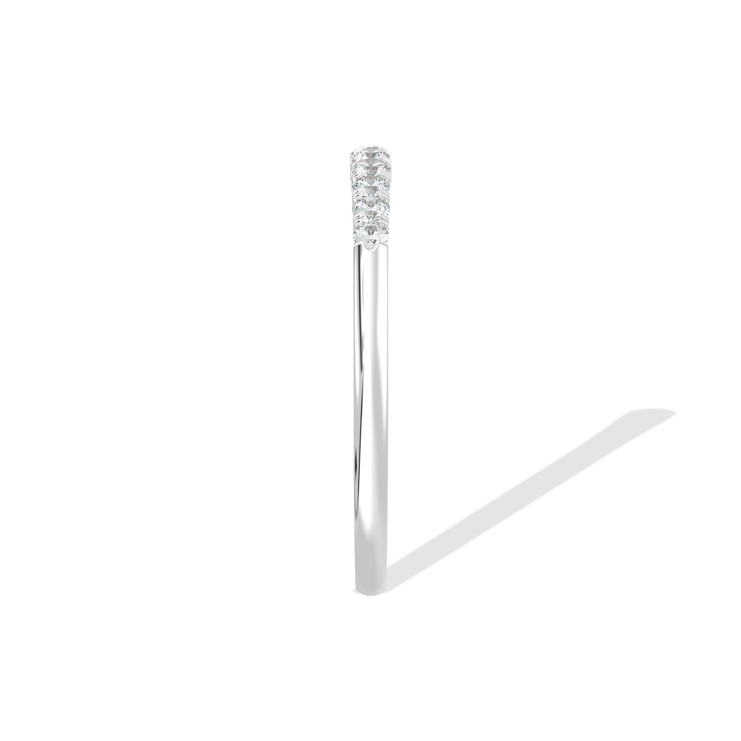 Tiri 0.20 TW diamond ring featuring a sleek band with sparkling diamonds set in a luxurious design.