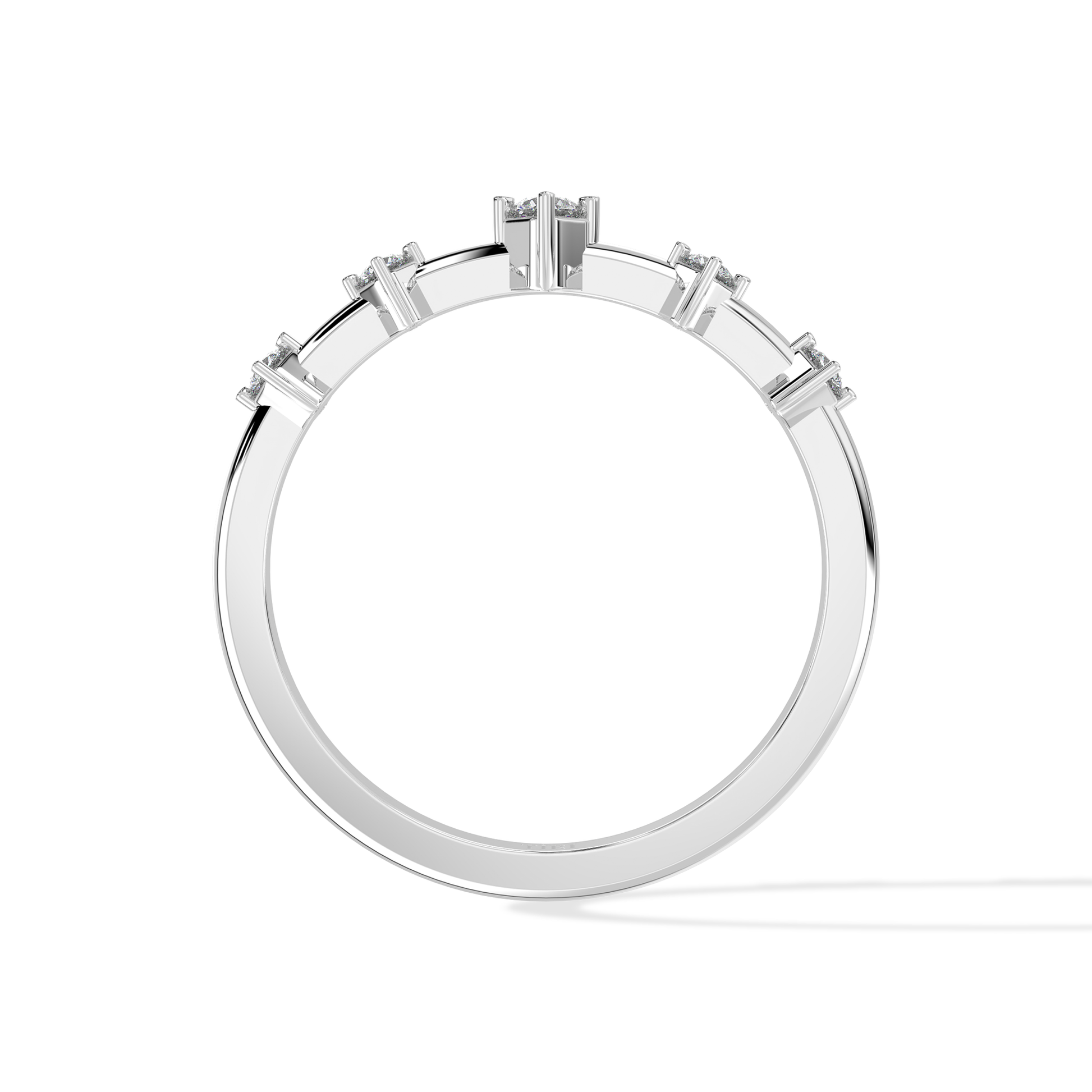 Tiri 0.24 TW diamond ring featuring a sparkling central diamond and elegant band design.