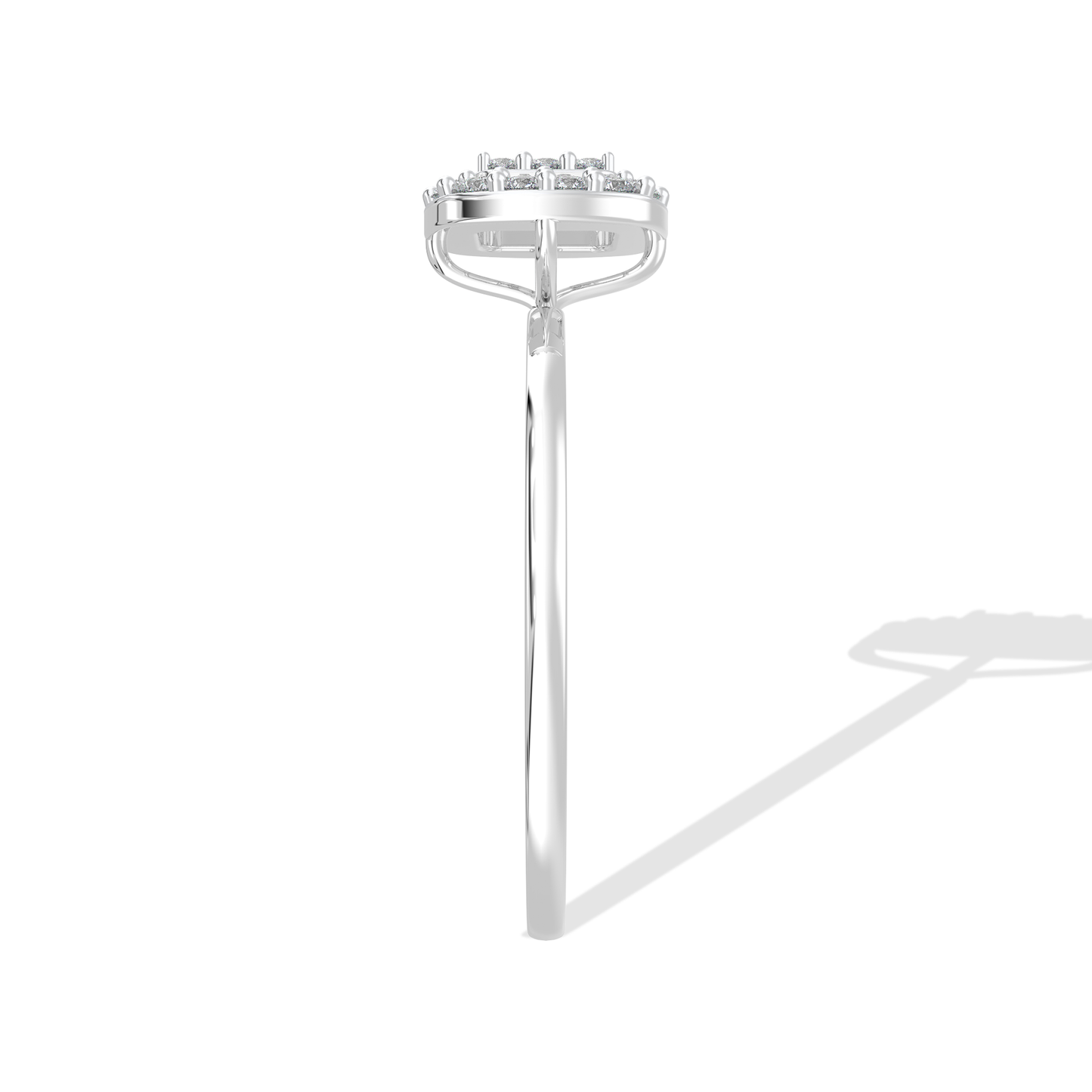 Tiri 0.60 carat TW diamond ring featuring a sparkling solitaire design and a sleek platinum band.