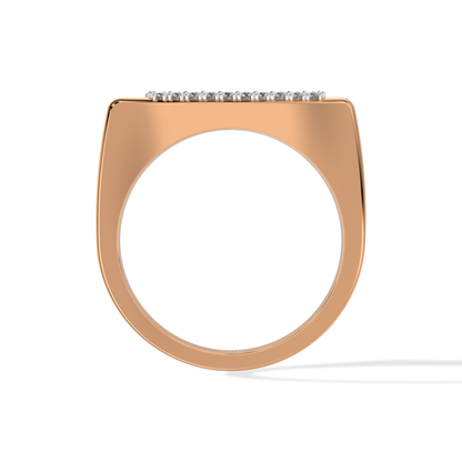 Tiri 0.30 TW diamond ring featuring a sparkling diamond set in a sleek band, showcasing elegance and craftsmanship.