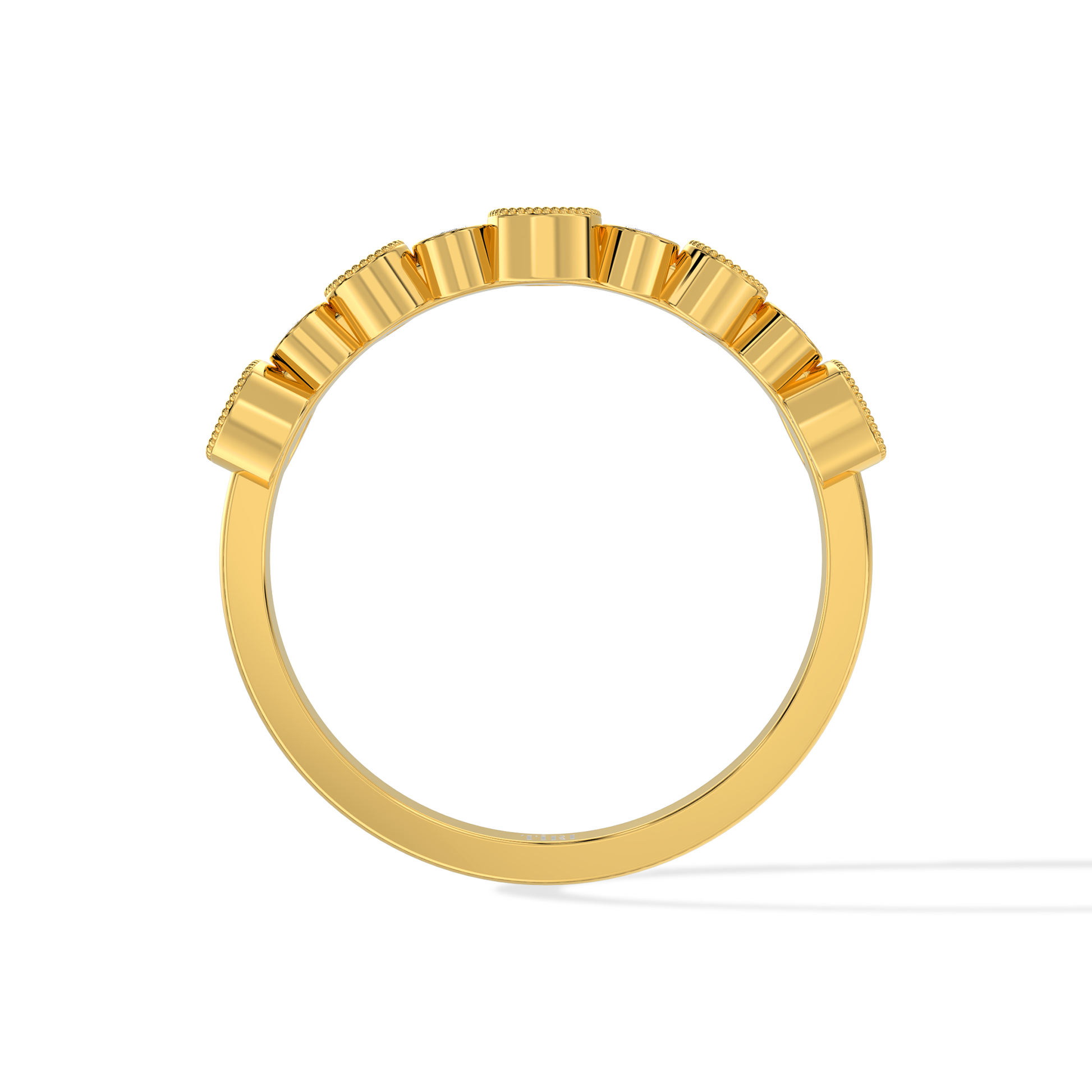 Tiri 0.50 TW diamond ring featuring a sleek band with a sparkling central diamond, showcasing elegant jewelry design.