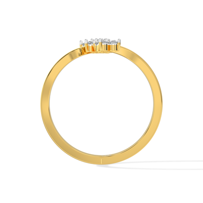 Tiri 0.45 TW diamond ring showcasing a sparkling diamond set in a sleek band, elegant jewelry piece for special occasions.