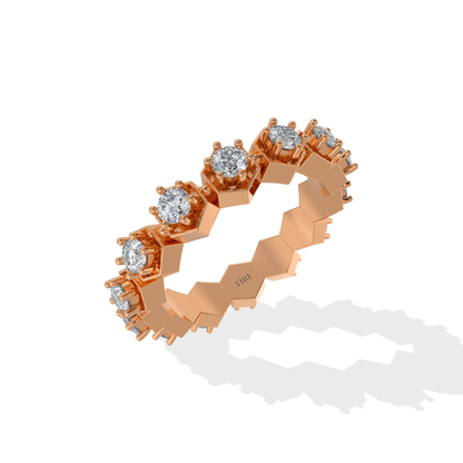 Hive Diamond Ring