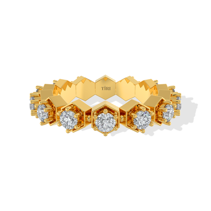 Hive Diamond Ring