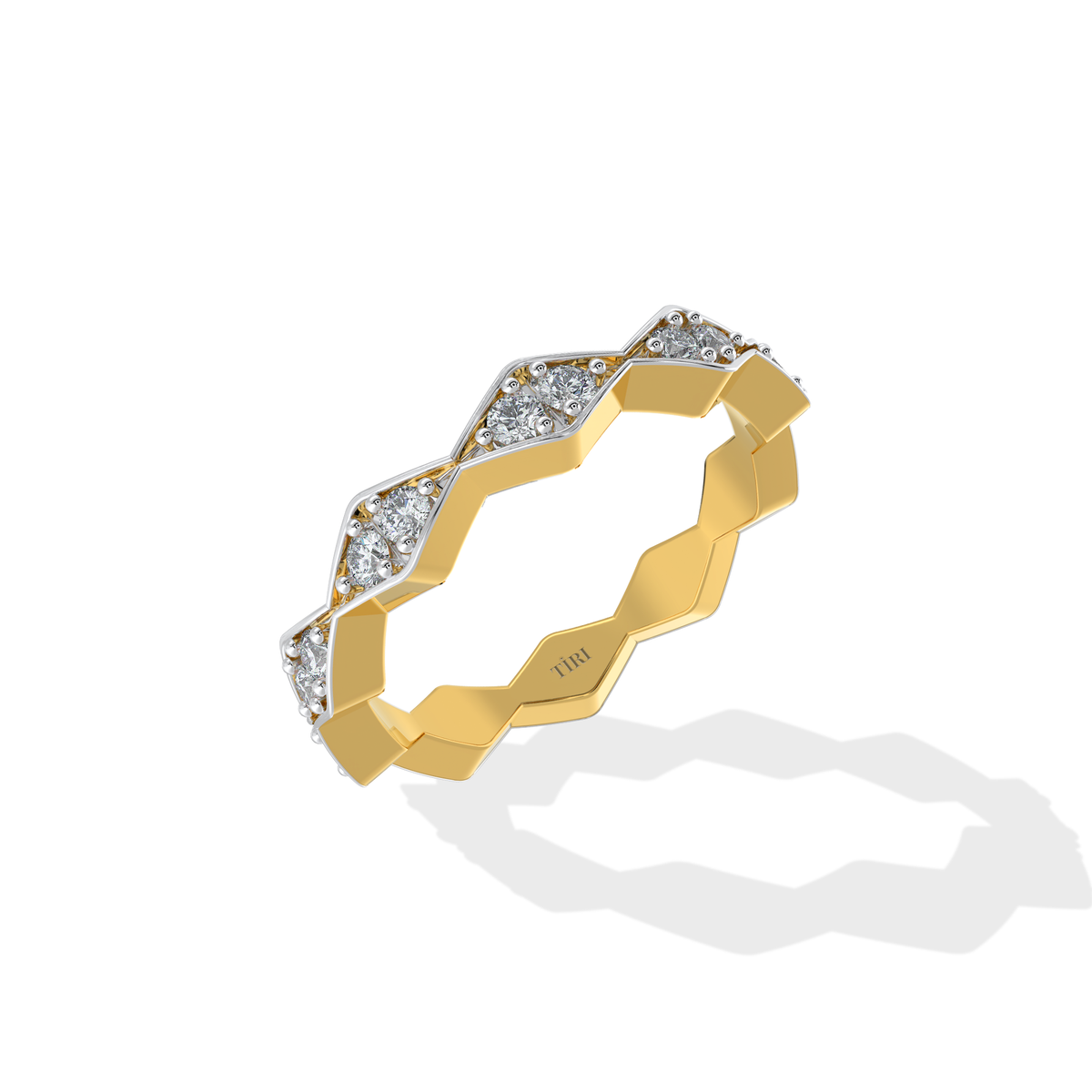 Edge Diamond Ring
