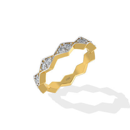 Edge Diamond Ring