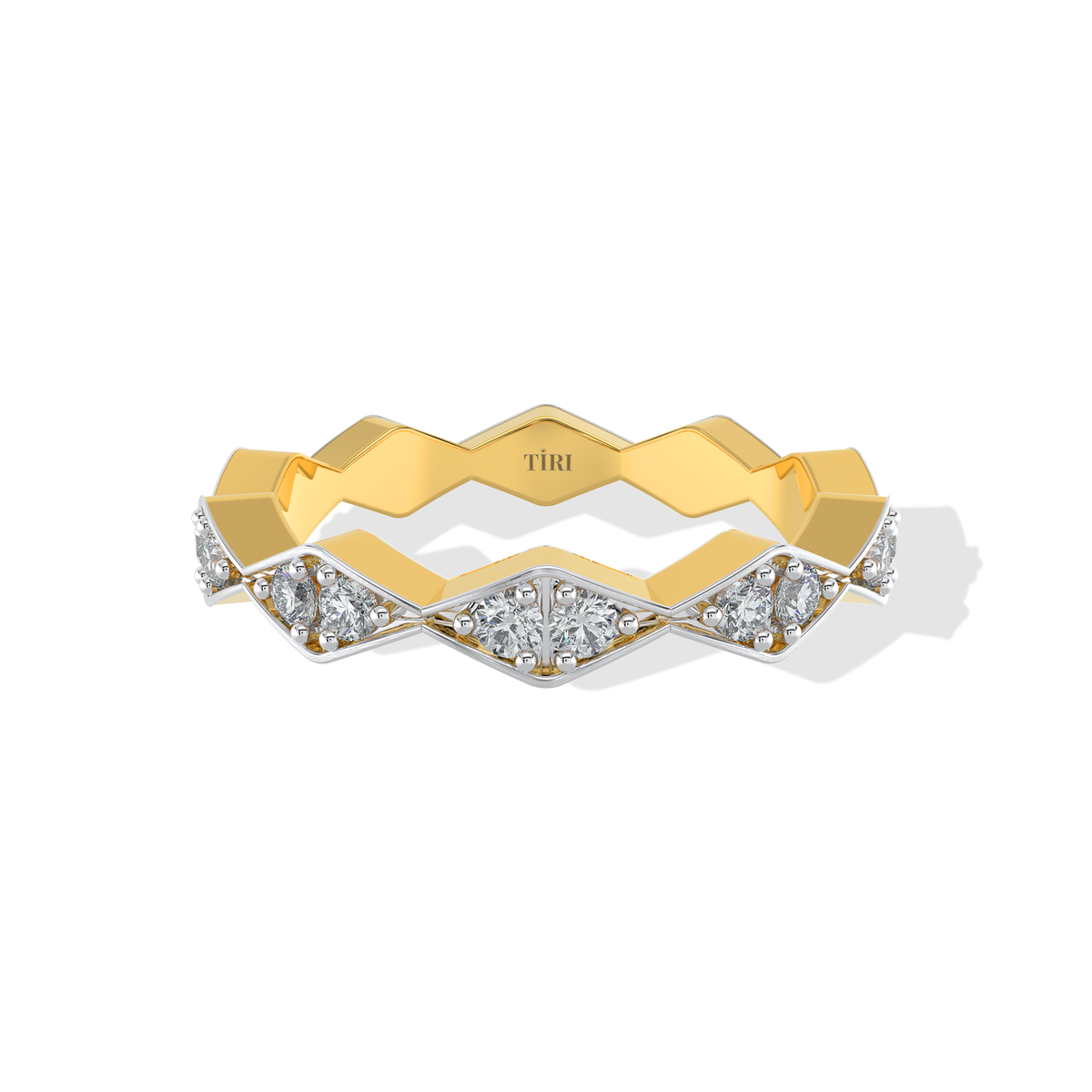 Edge Diamond Ring