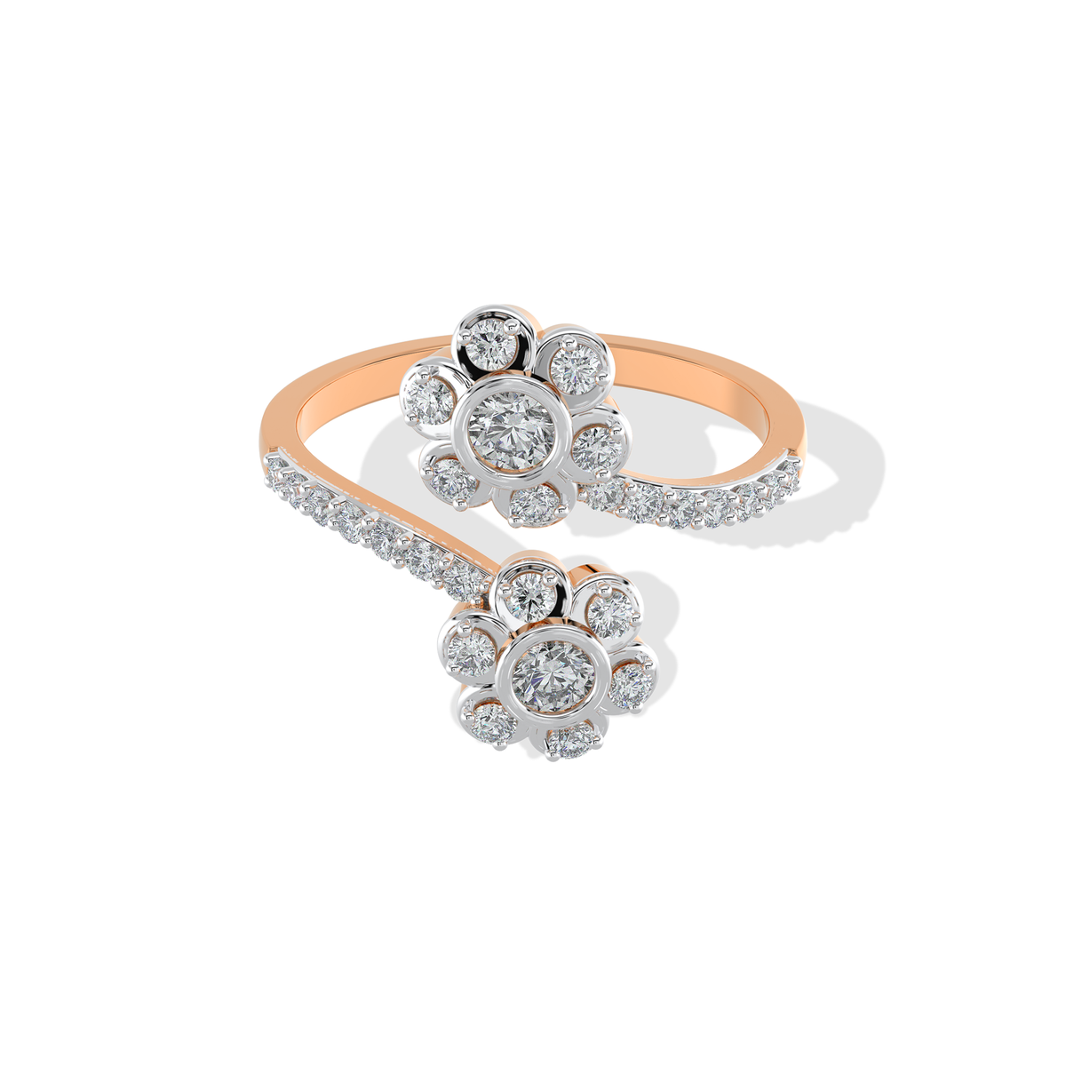 Helix Diamond Ring