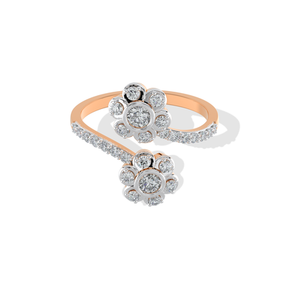 Helix Diamond Ring