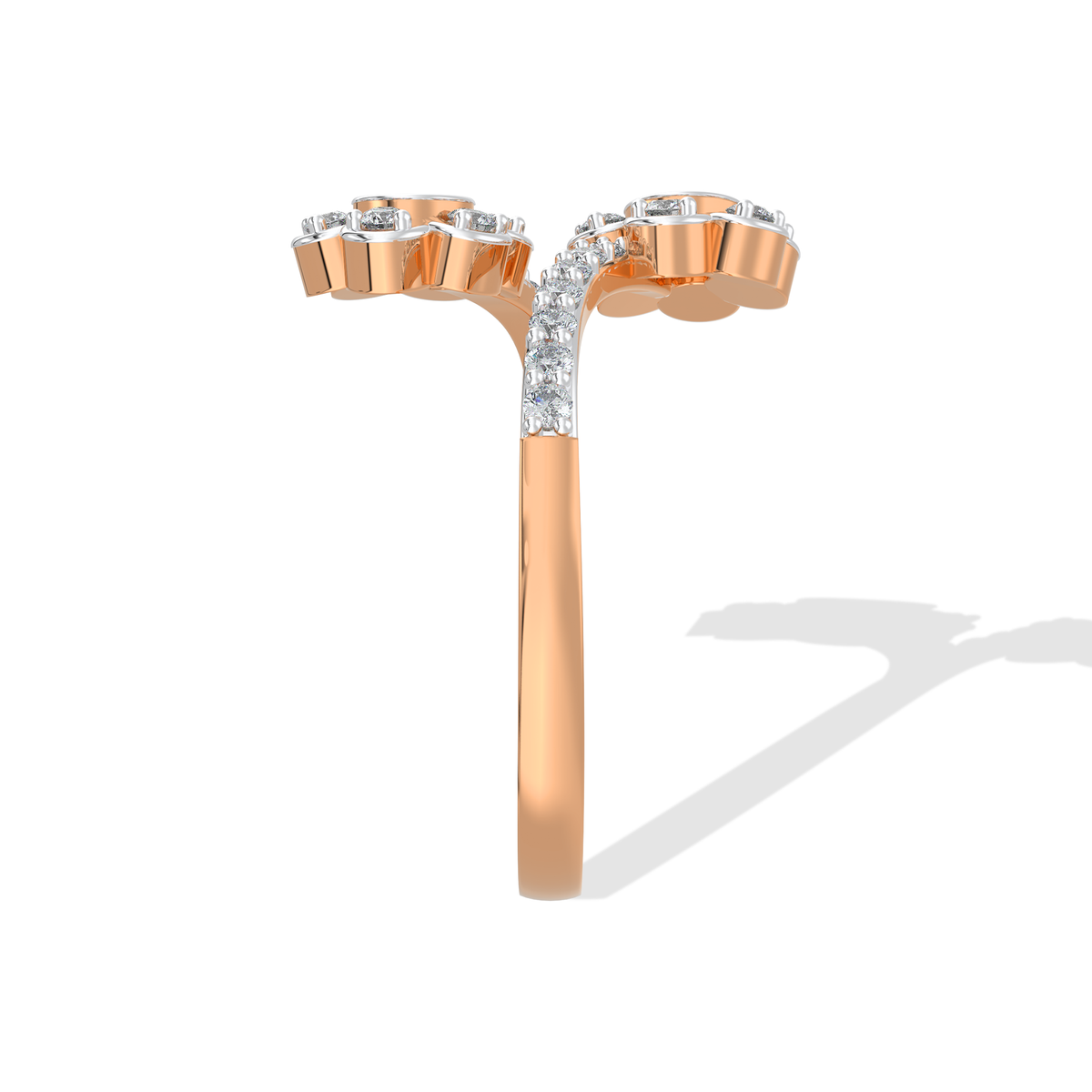 Helix Diamond Ring