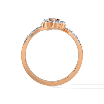 Helix Diamond Ring