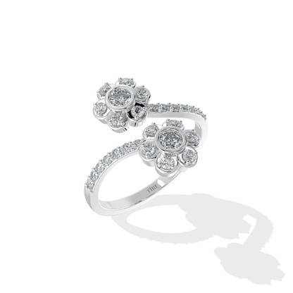 Helix Diamond Ring