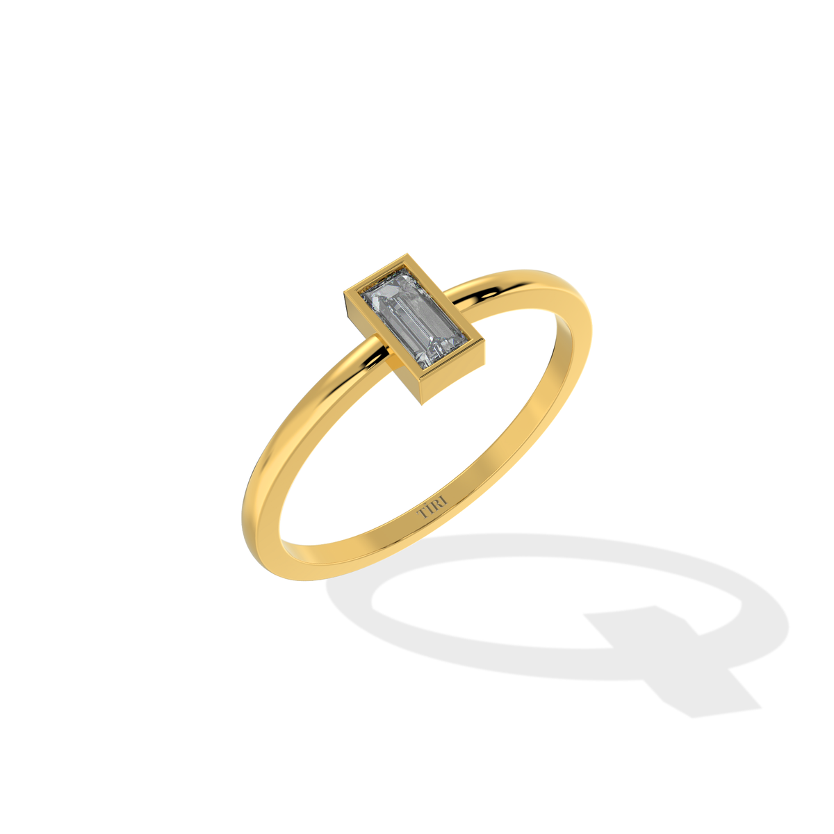 Bezel Diamond Ring