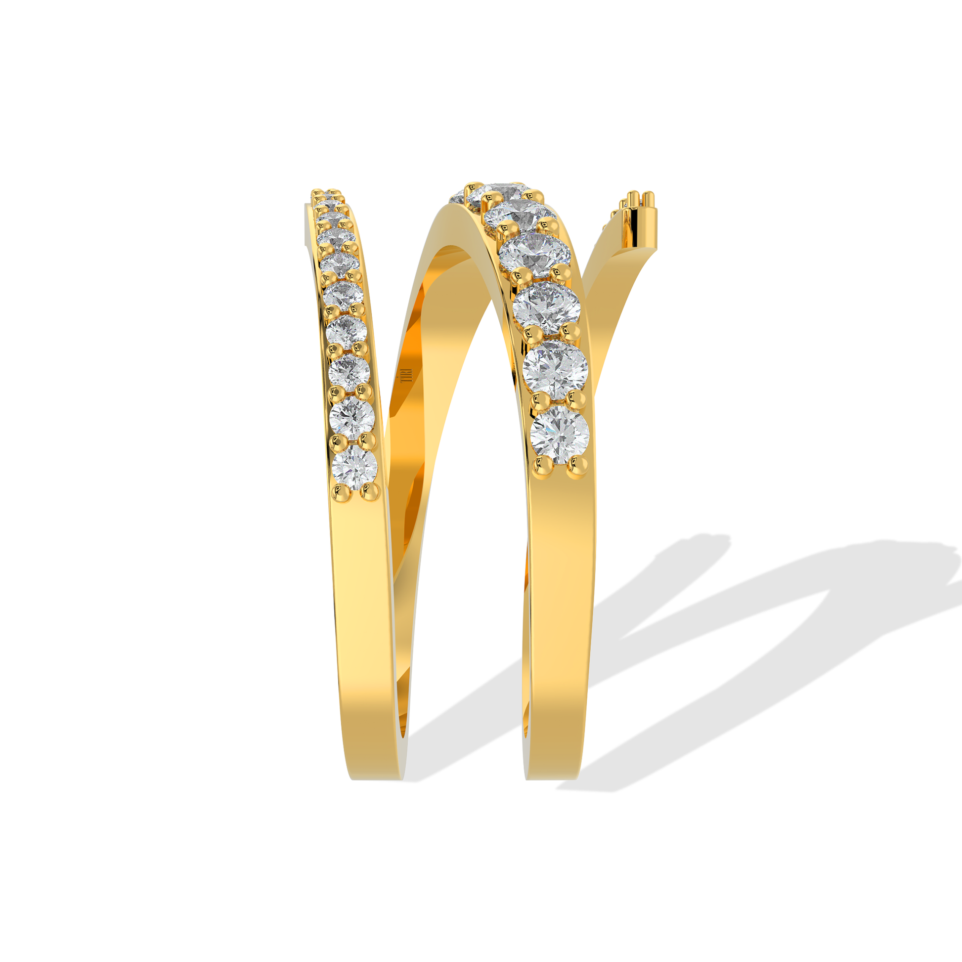 Tiri 0.33 TW diamond ring featuring a sparkling central diamond and sleek band, elegant jewelry for special occasions.