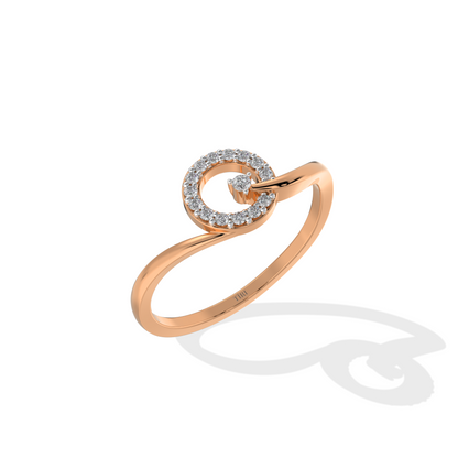 Infinity Node Diamond Ring