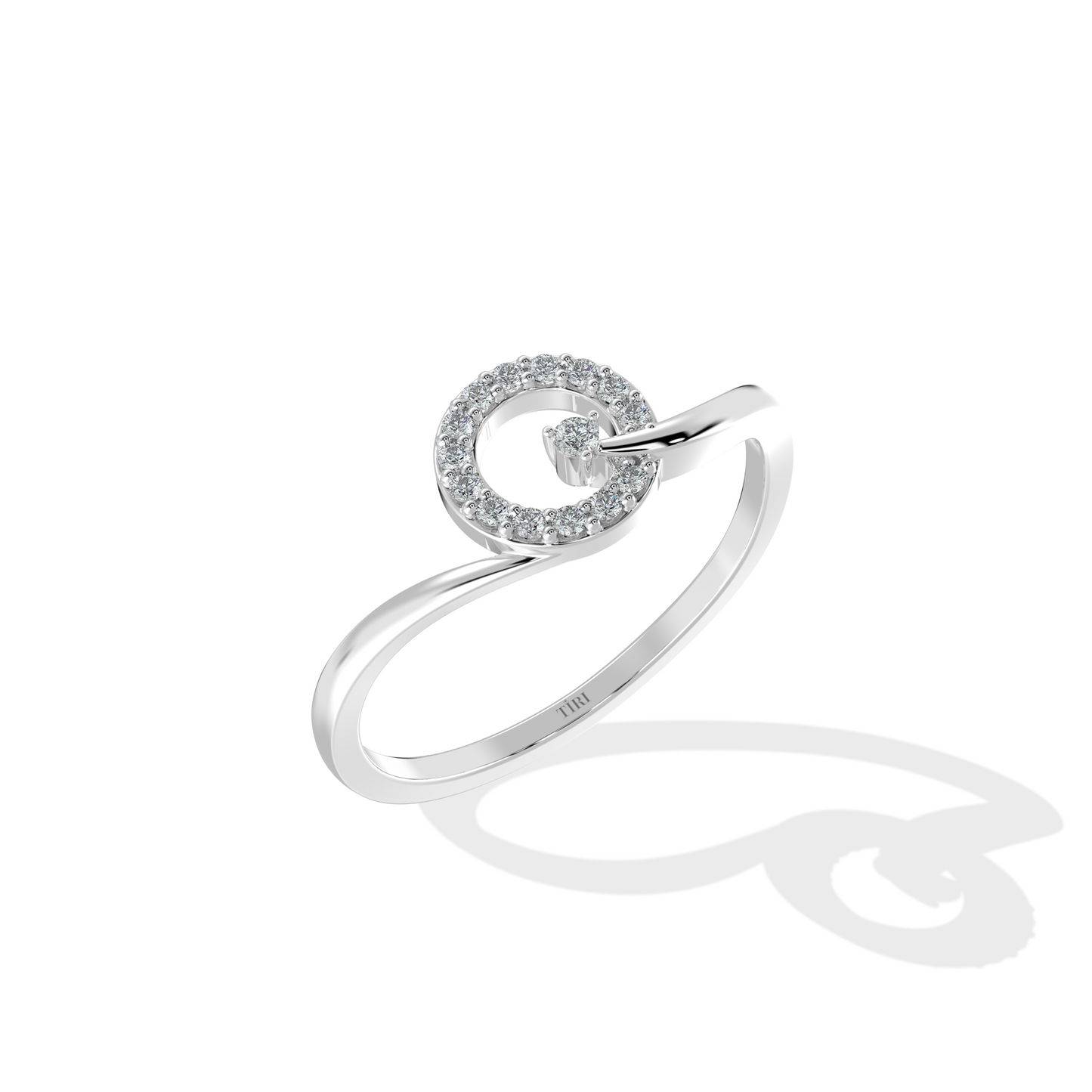 Infinity Node Diamond Ring