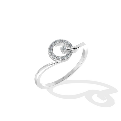 Infinity Node Diamond Ring