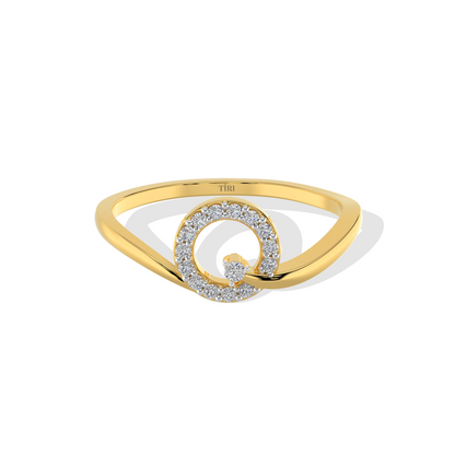 Infinity Node Diamond Ring