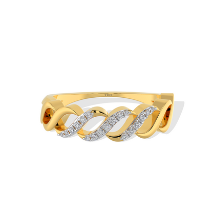 Radiant Twist Diamond Ring
