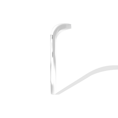 Silver Mini Radiance Ring by Tiri featuring a sleek band with a small, sparkling silver gemstone for elegant jewelry.