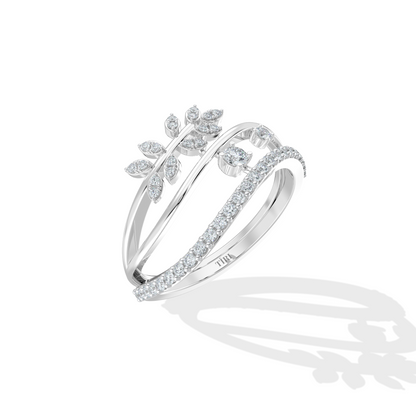 Golden Vine Diamond Ring - Tiri