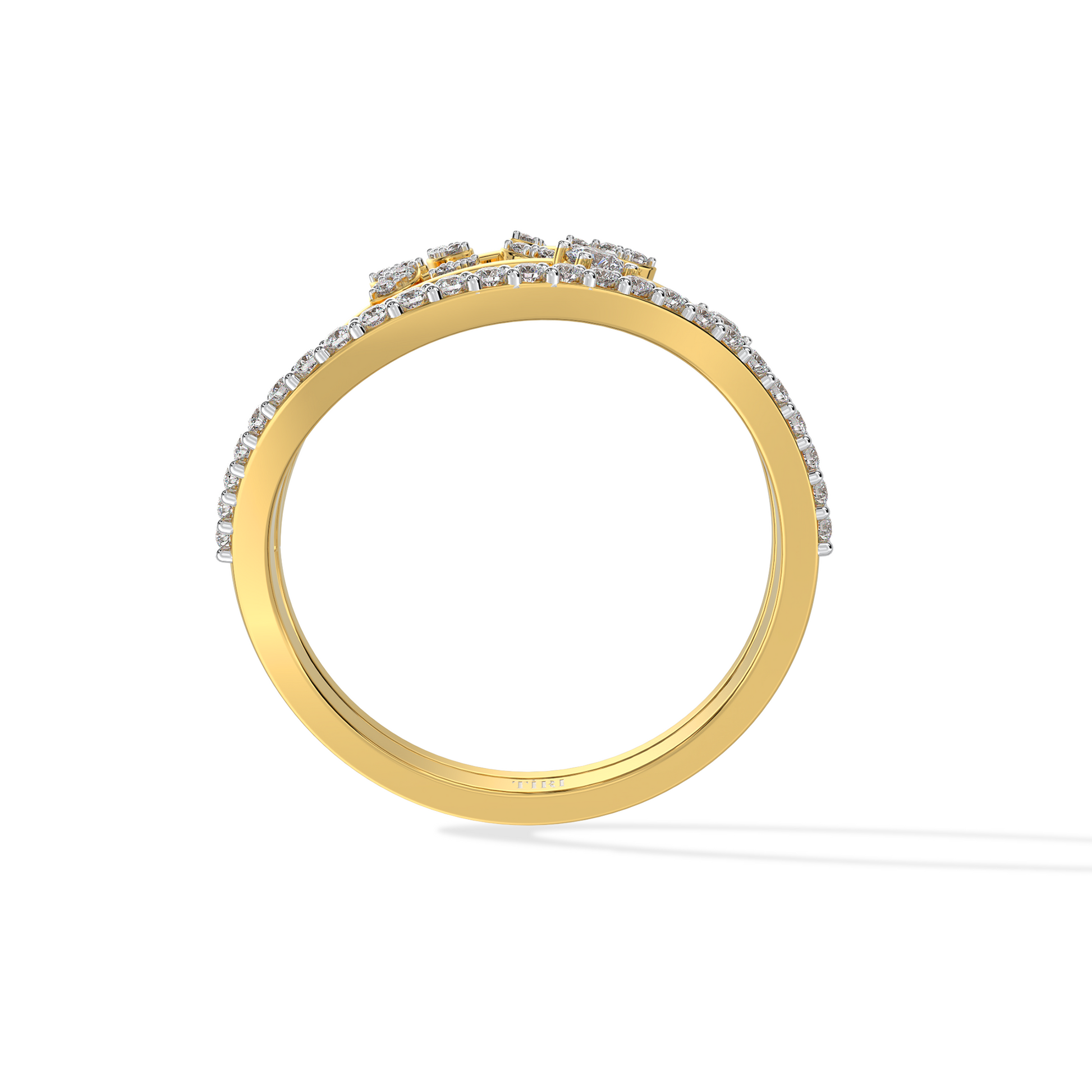 Golden Vine Diamond Ring - Tiri